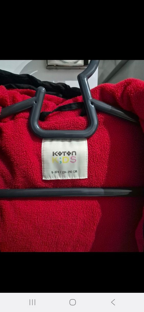 Koton Çocuk Siyah Fermuarlı Mont - Görsel 3