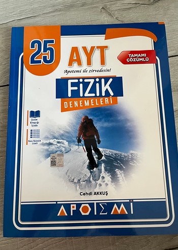 Apotemi 25 AYT Fizik Tamamı Çözümlü Denemeleri (kullanılmadı)