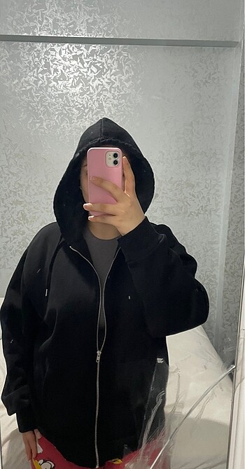 Mavi Jeans MAVİ FERMUARLI SİYAH SWEATSHİRT