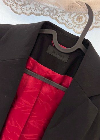 Kadın Siyah Klasik Ofis Blazeri - Görsel 2