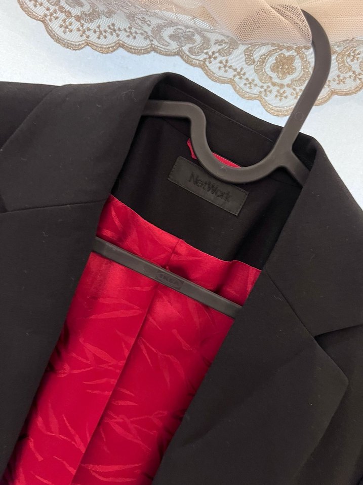 Kadın Siyah Klasik Ofis Blazeri - Görsel 2