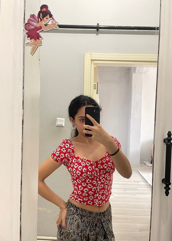 Çiçekli bluz - Görsel 4