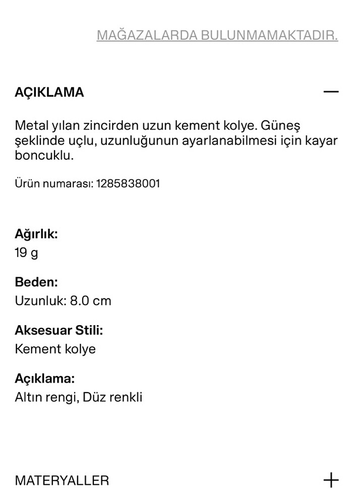 H&M kolye - Görsel 5