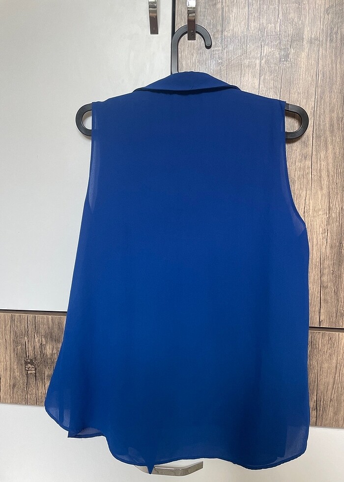 Kadın mavi gömlek - Görsel 2