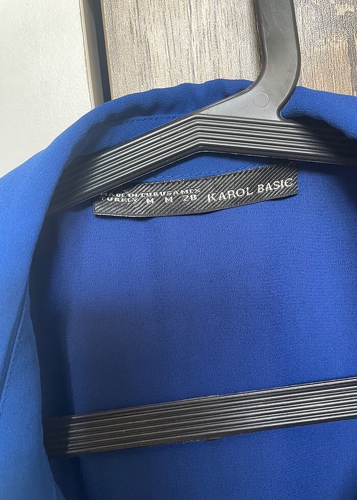 Kadın mavi gömlek - Görsel 3