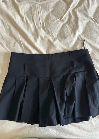 Siyah Pilili Mini Etek - Görsel 2