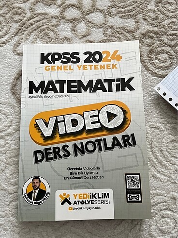 KPSS MATEMATİK VİDEO KONU KİTABI