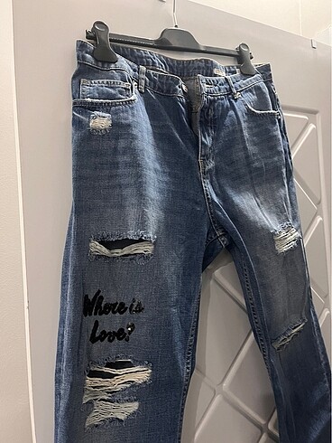 xxl Beden mavi Renk DeFacto straight jean