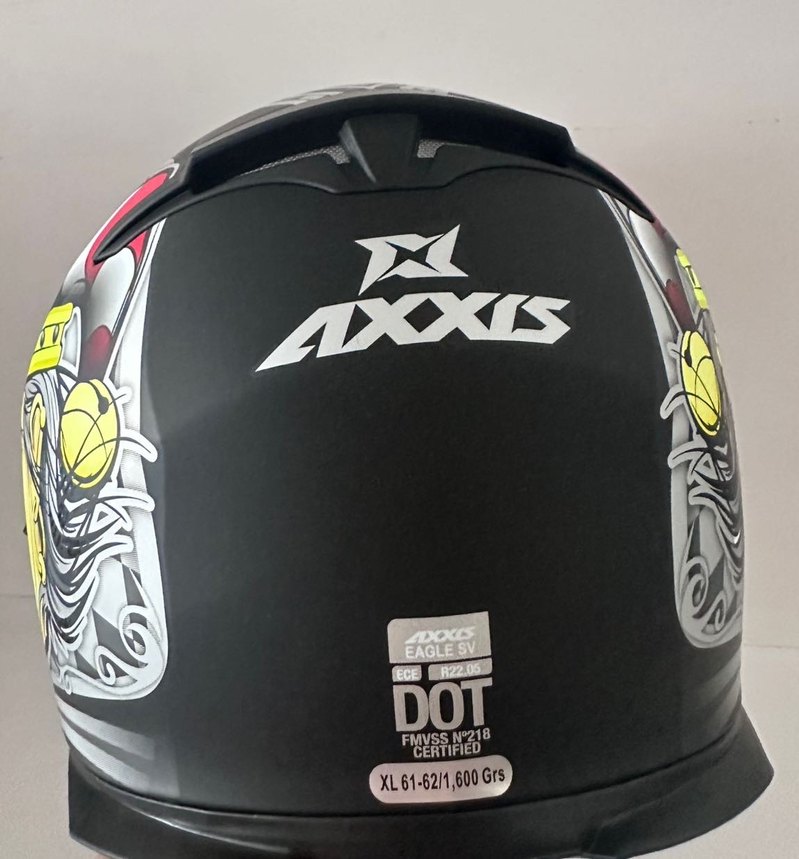 Axxis Eagle SV Joker Kapalı Kask - XL - Görsel 4