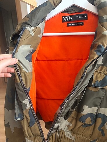 s Beden haki Renk Zara crop mont