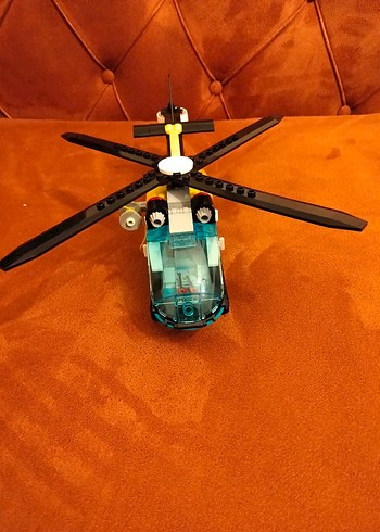 LEGO Sarı-Yeşil Helikopter Seti 60405 - Görsel 2