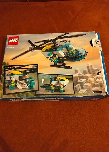 LEGO Sarı-Yeşil Helikopter Seti 60405 - Görsel 8