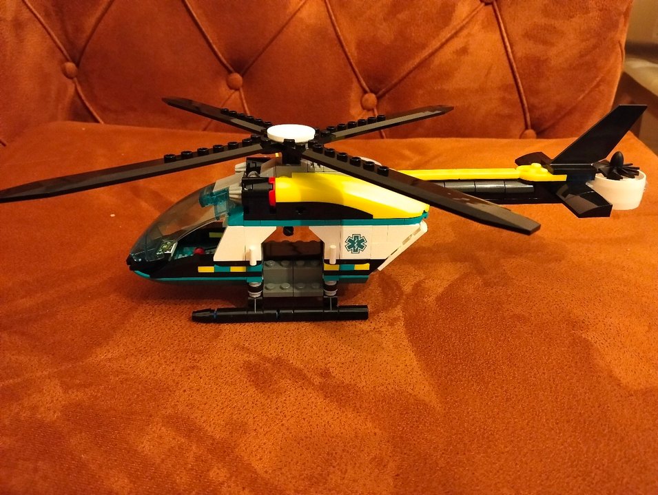 LEGO Sarı-Yeşil Helikopter Seti 60405 - Görsel 4