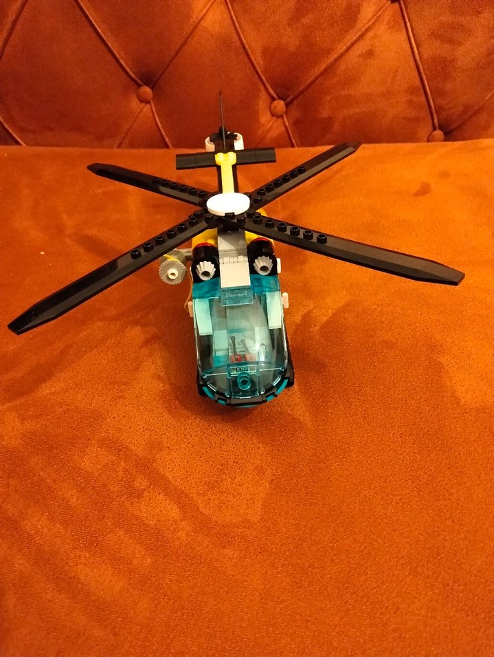 LEGO Sarı-Yeşil Helikopter Seti 60405 - Görsel 2