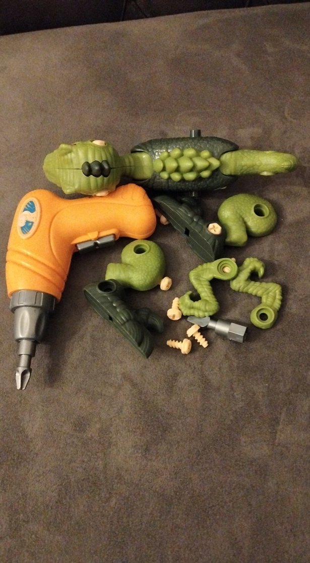 Dinozor ve Pille Çalışan Matkap - Görsel 5