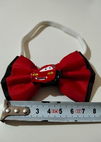 Kırmızı Siyah Şimşek McQueen Çocuk Askısı - Görsel 6