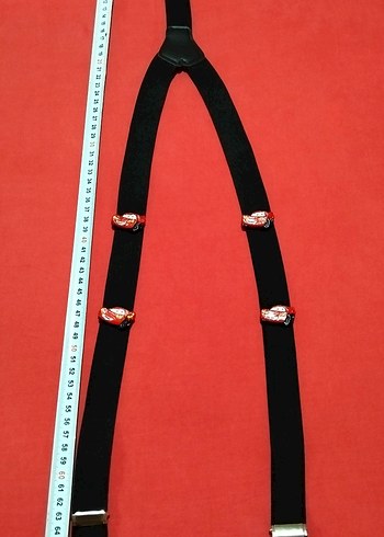 Kırmızı Siyah Şimşek McQueen Çocuk Askısı - Görsel 5