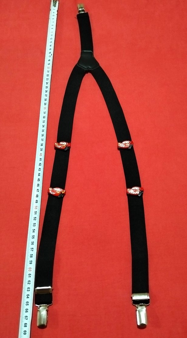 Kırmızı Siyah Şimşek McQueen Çocuk Askısı - Görsel 5