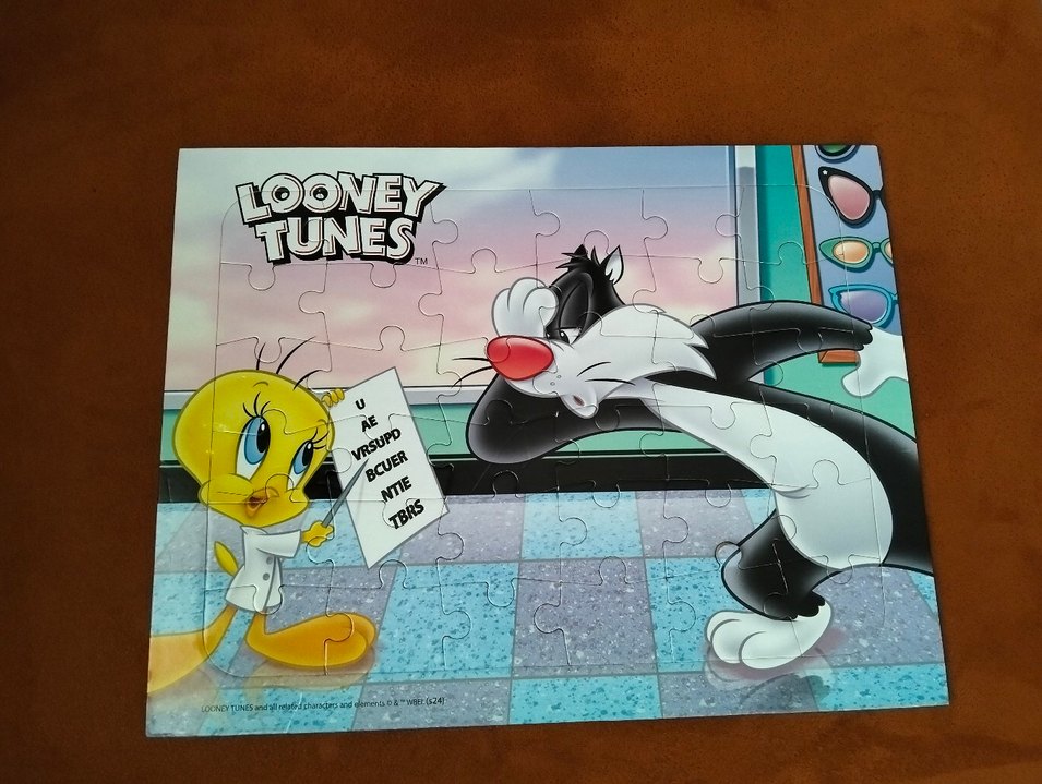 4'lü Looney Tunes Çocuk Puzzle - Görsel 3