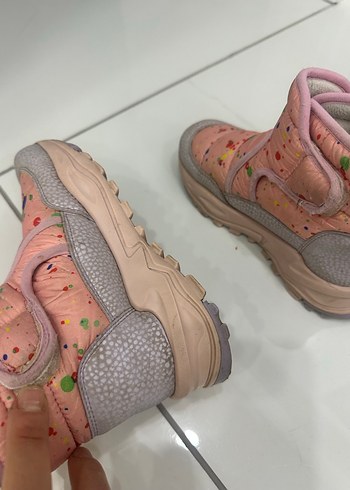 Kahverengi Kadın Dolgu Topuklu Spor Ayakkabı - Görsel 6