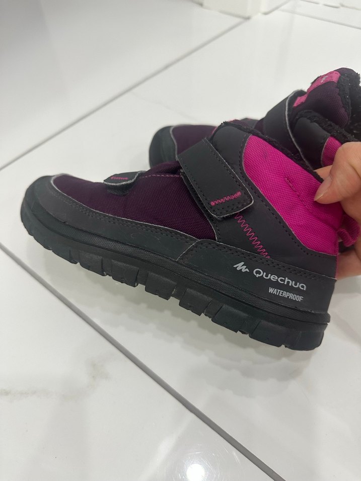 Kız Çocuk Siyah mor Bot - Görsel 3