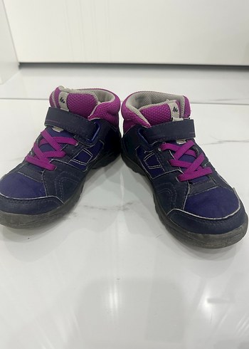 Mor Kız Çocuk Spor Ayakkabı  çırtçırtlu Bantlı - Görsel 5