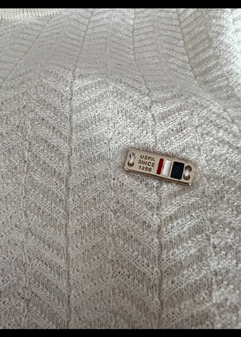 Kadın Beyaz Triko balıkçı yaka Boğazlı  Kazak - Görsel 2