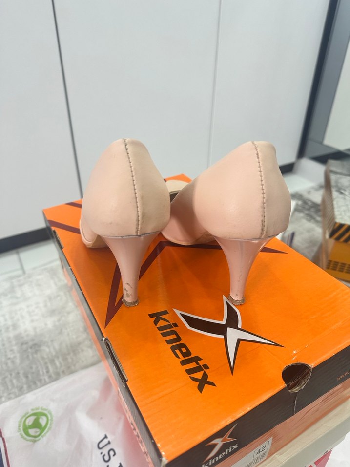 Pembe Bağcıklı Stiletto Kadın Ayakkabı - Görsel 3