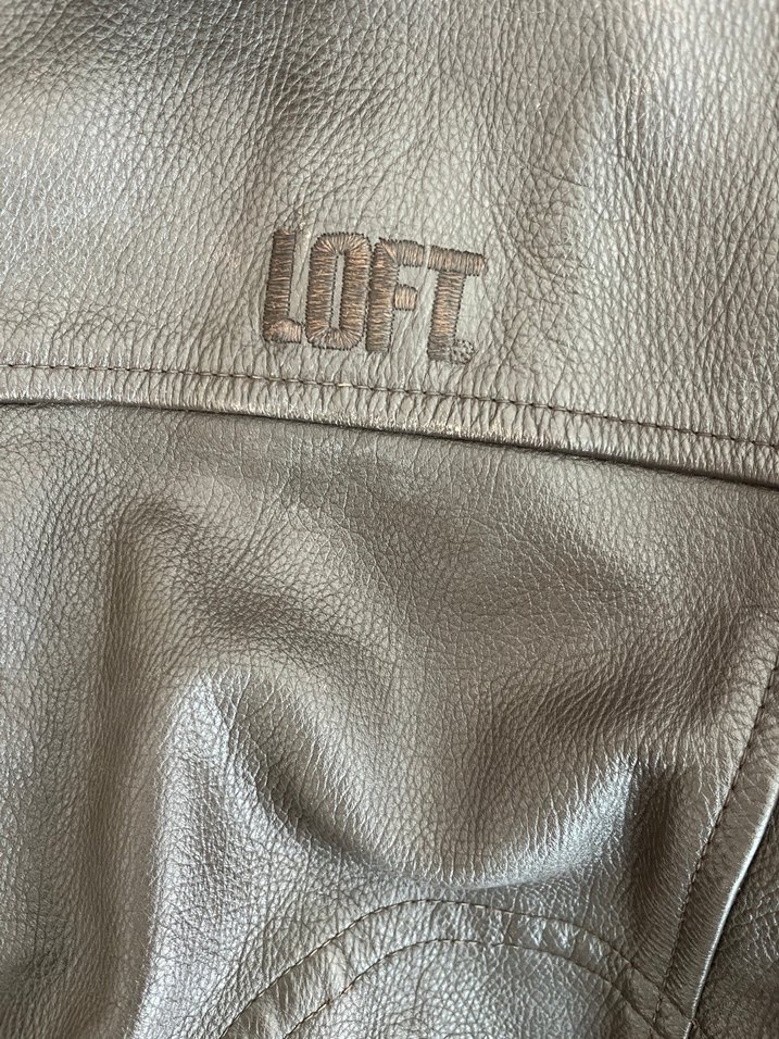 Orjinal loft deri ceket - Görsel 4