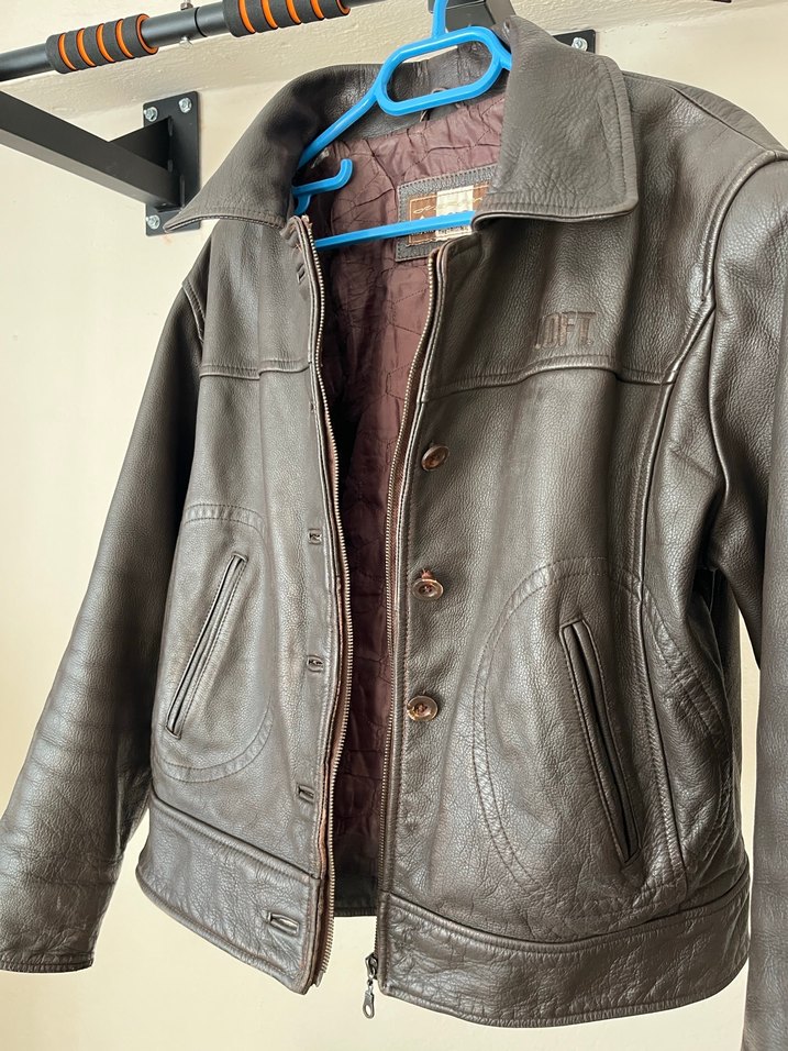Orjinal loft deri ceket - Görsel 3