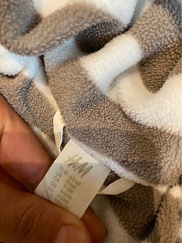 0-3 Ay Beden beyaz Renk H&M kış tulumu unisex