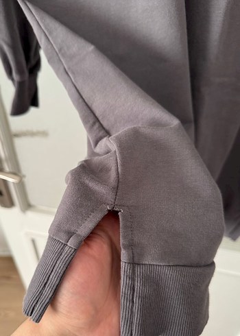 xxl Beden gri Renk Kadın Uzun Kollu Tunik