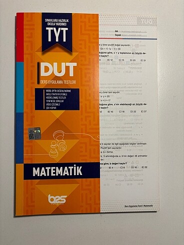 BES yayınları TYT matematik dut