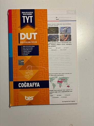 BES yayınları TYT coğrafya dut