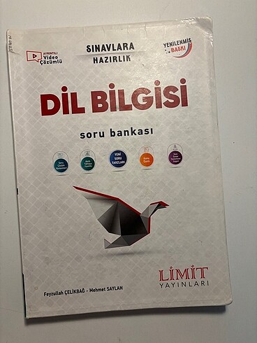 LİMİT yayınları dil bilgisi soru bankası