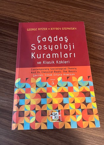 Çağdaş Sosyoloji Kuramları ve Klasik Kökenleri Kitabı