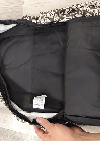 Beden Nike Desenli Kahverengi Kadın Sırt Çantası