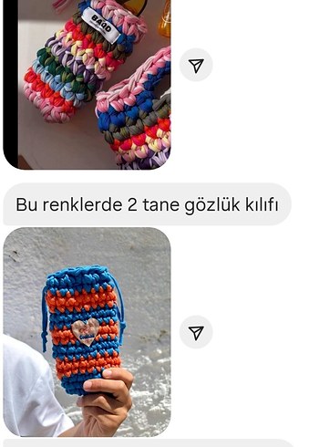 Beden Çok Renkli Örgü Kadın Clutch Çanta