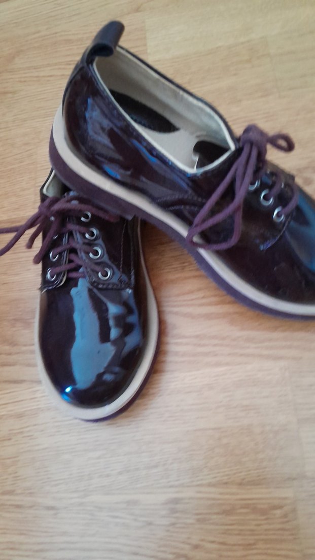 Bordo Bağcıklı Erkek Çocuk Özel Ayakkabı - Görsel 3