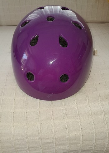 Mor Biker Motosiklet Kaskı Velcro Özellikli - Görsel 2