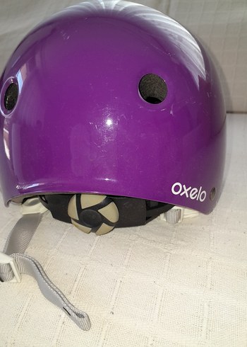 Mor Biker Motosiklet Kaskı Velcro Özellikli - Görsel 4