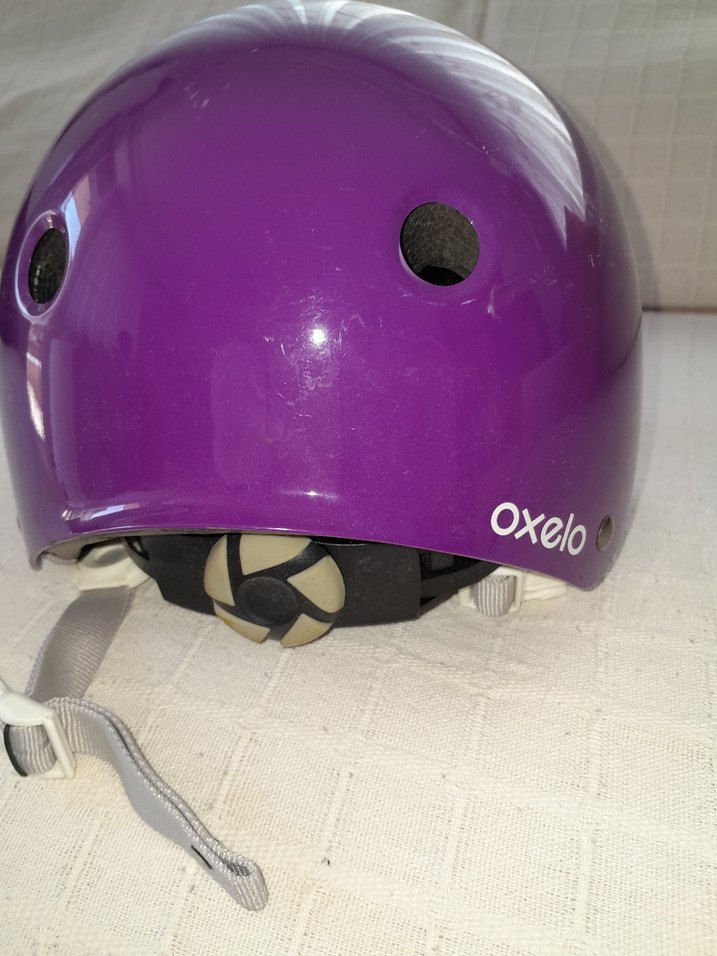 Mor Biker Motosiklet Kaskı Velcro Özellikli - Görsel 4