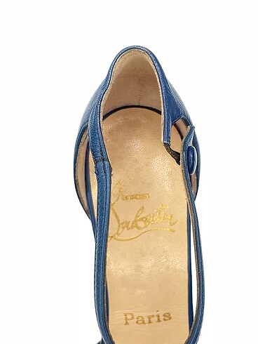 36 Beden mavi Renk Vintage Love Stiletto %70 İndirimli.