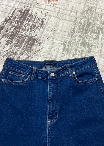 Koyu Lacivert Kadın Denim Jean - Görsel 4