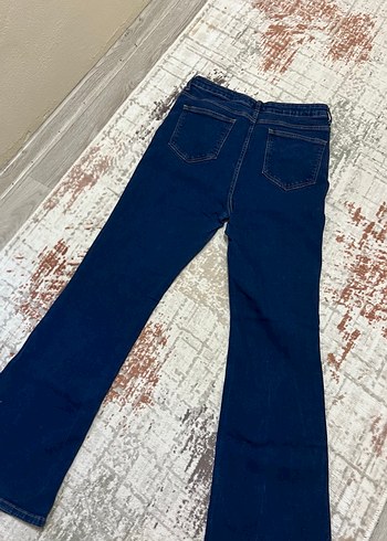 Koyu Lacivert Kadın Denim Jean - Görsel 3