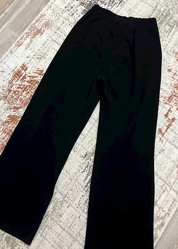 Siyah Kumaş Kadın Pantolon - Görsel 2