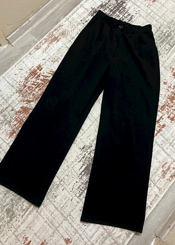 Siyah Kumaş Kadın Pantolon - Görsel 3