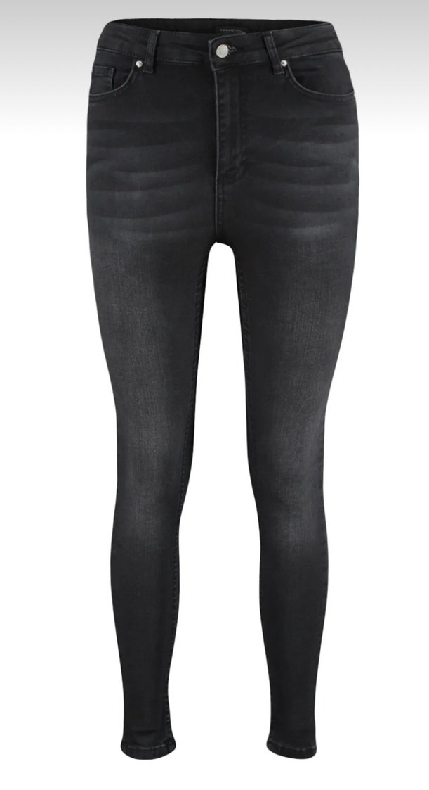 Siyah Dar Kesim Kadın Jean - Görsel 2