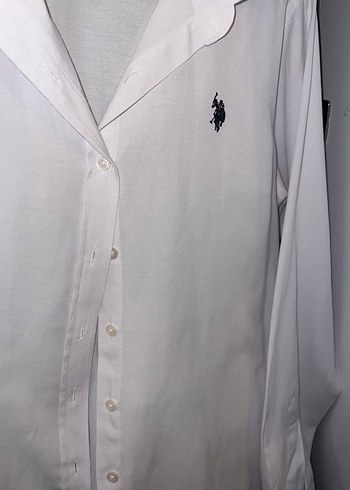 Kadın Beyaz Pamuklu Gömlek - Görsel 5