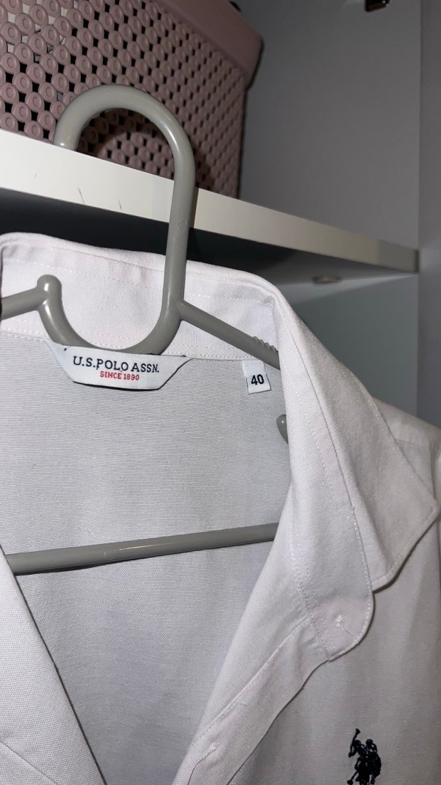 Kadın Beyaz Pamuklu Gömlek - Görsel 3